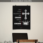 Cross Before Crown 18x24" Print | ReformedTees™